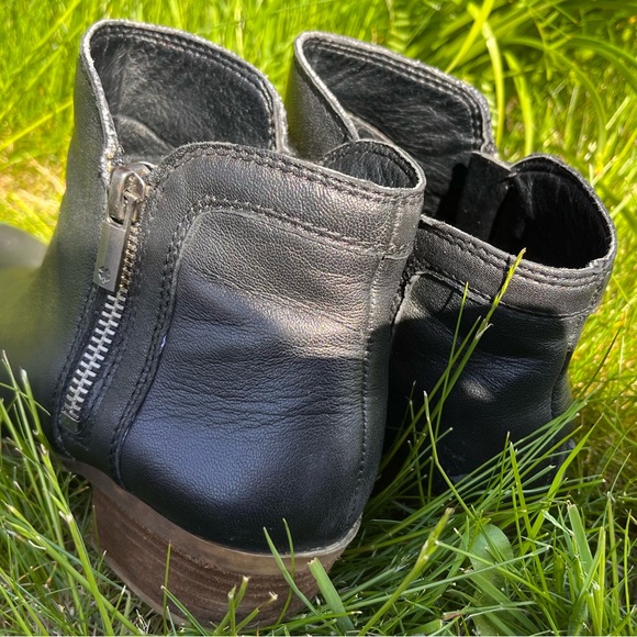 Lucky Brand Basel Booties - in Black Genuine Leather 6M/36 - Picture 6 of 7